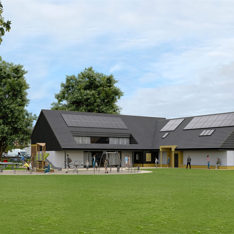 A new sports and community pavilion